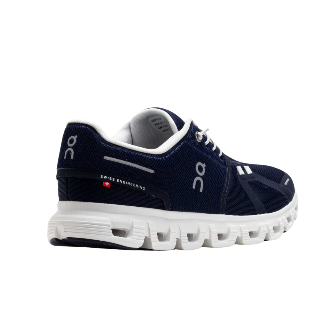 ON CLOUD 6 SNEAKERS IN MIDNIGHT & WHITE