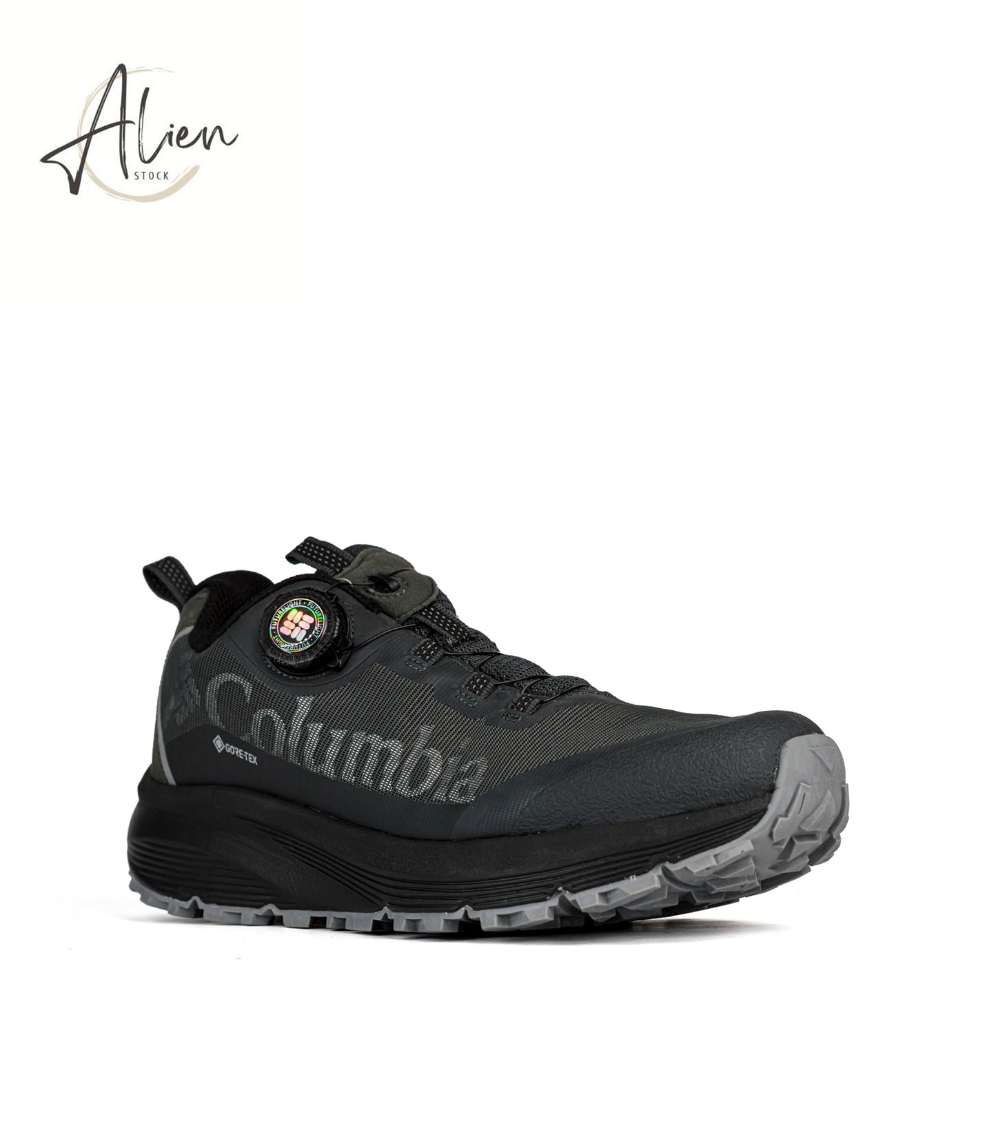 COLUMBIA LEATHER OUTDOOR GOER-TEX WITH GREY ACCENTS