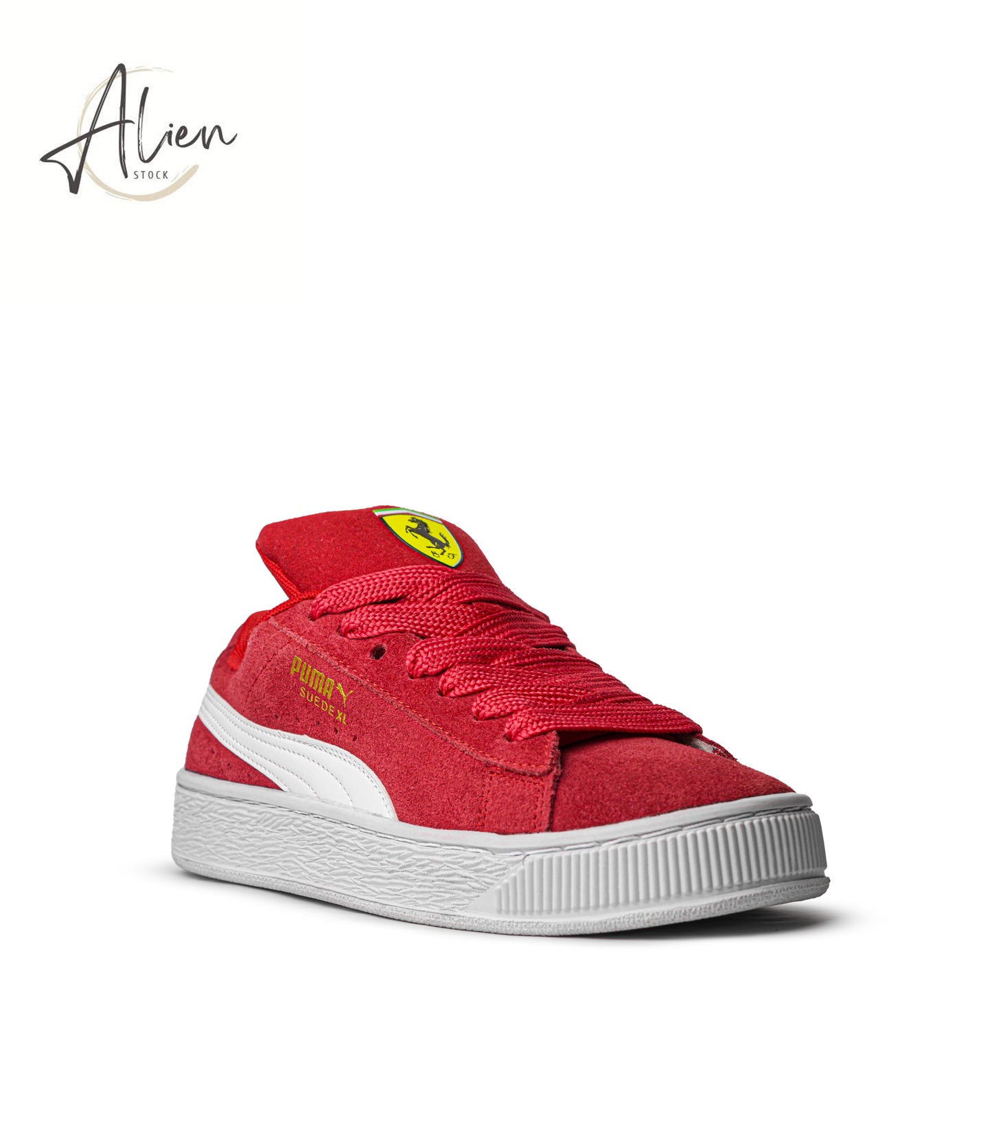 SUEDE XL TRAINERS RED SNEKERS