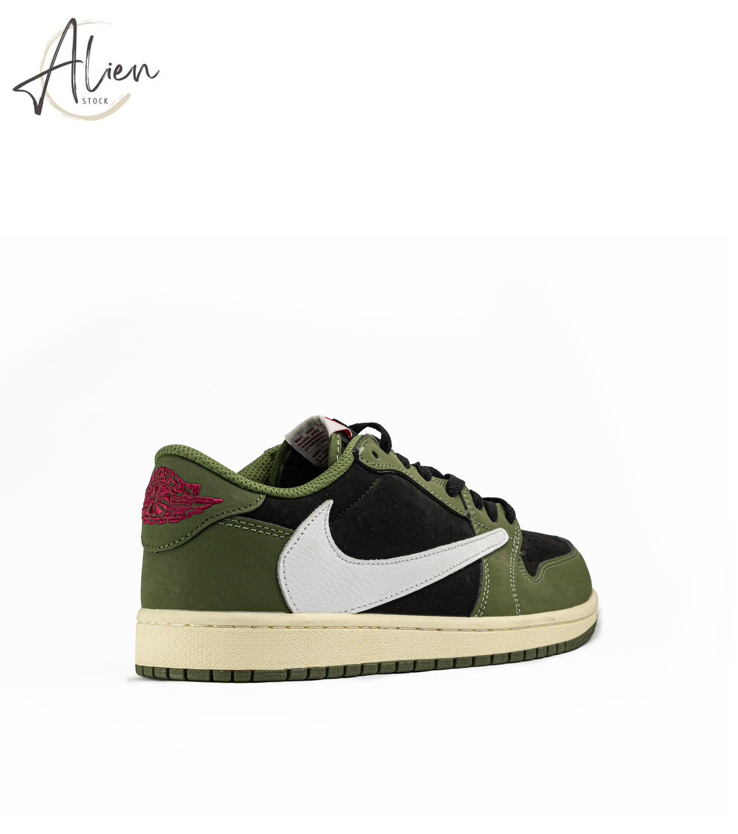 AIR JORDAN 1 LOW TRAVIS SCOTT BLACK OLIVE