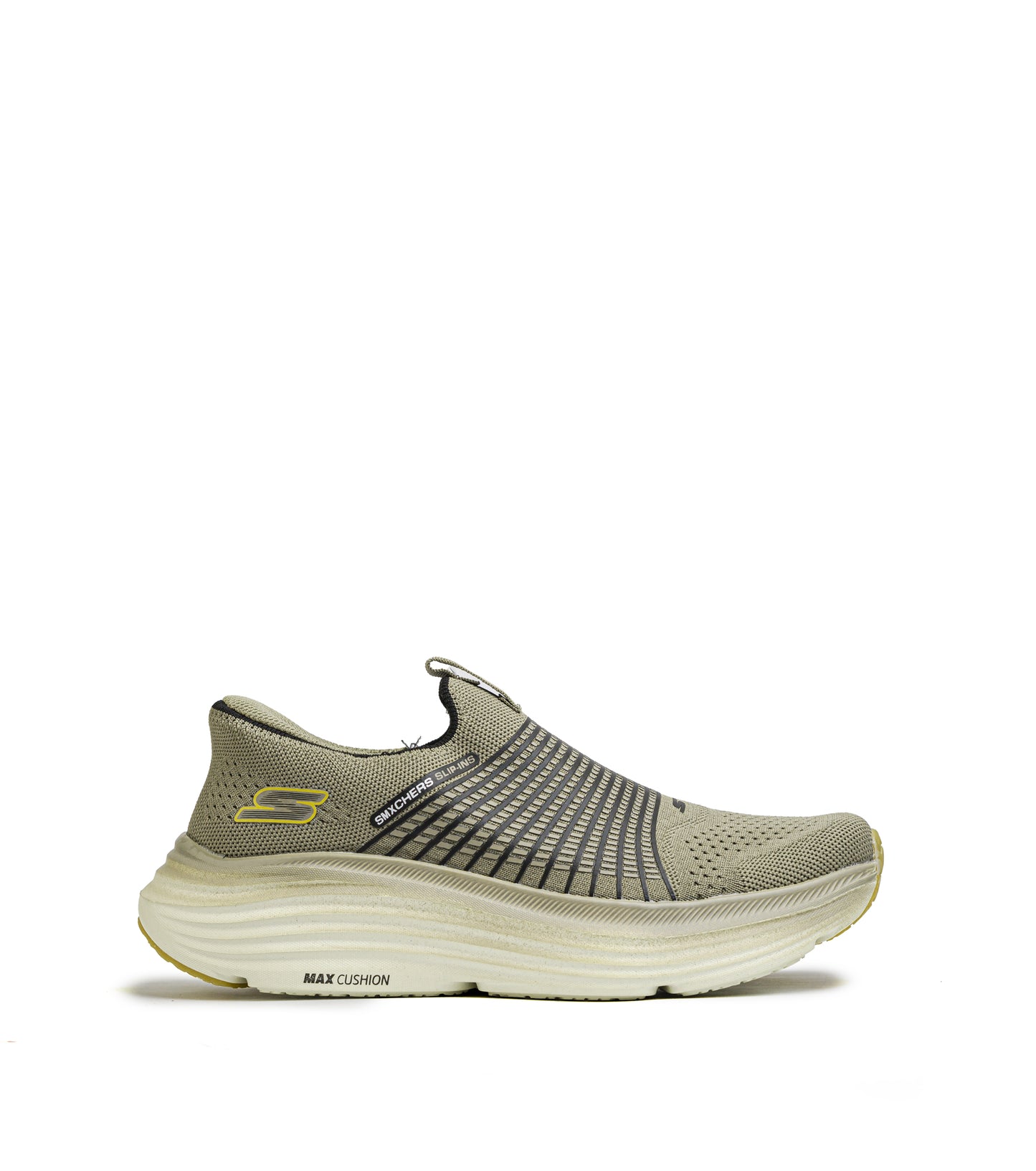 Sketcher slip-in max cushion beige black