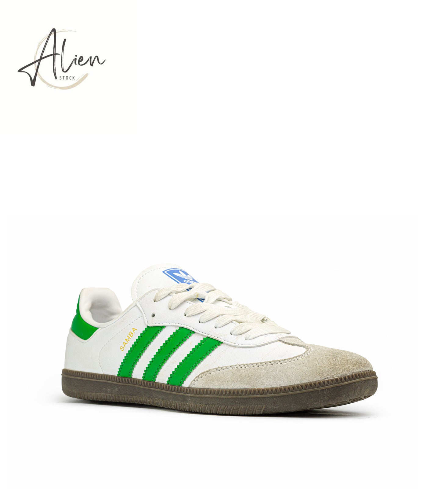 OG SAMBA WHITE-GREEN STAND EDITION