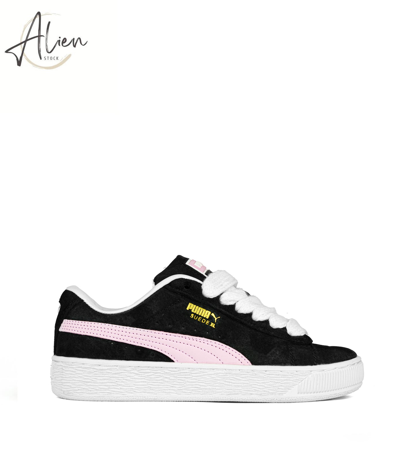 SUEDE XL TRAINERS BLACK-PINK SNEAKERS WOMEN