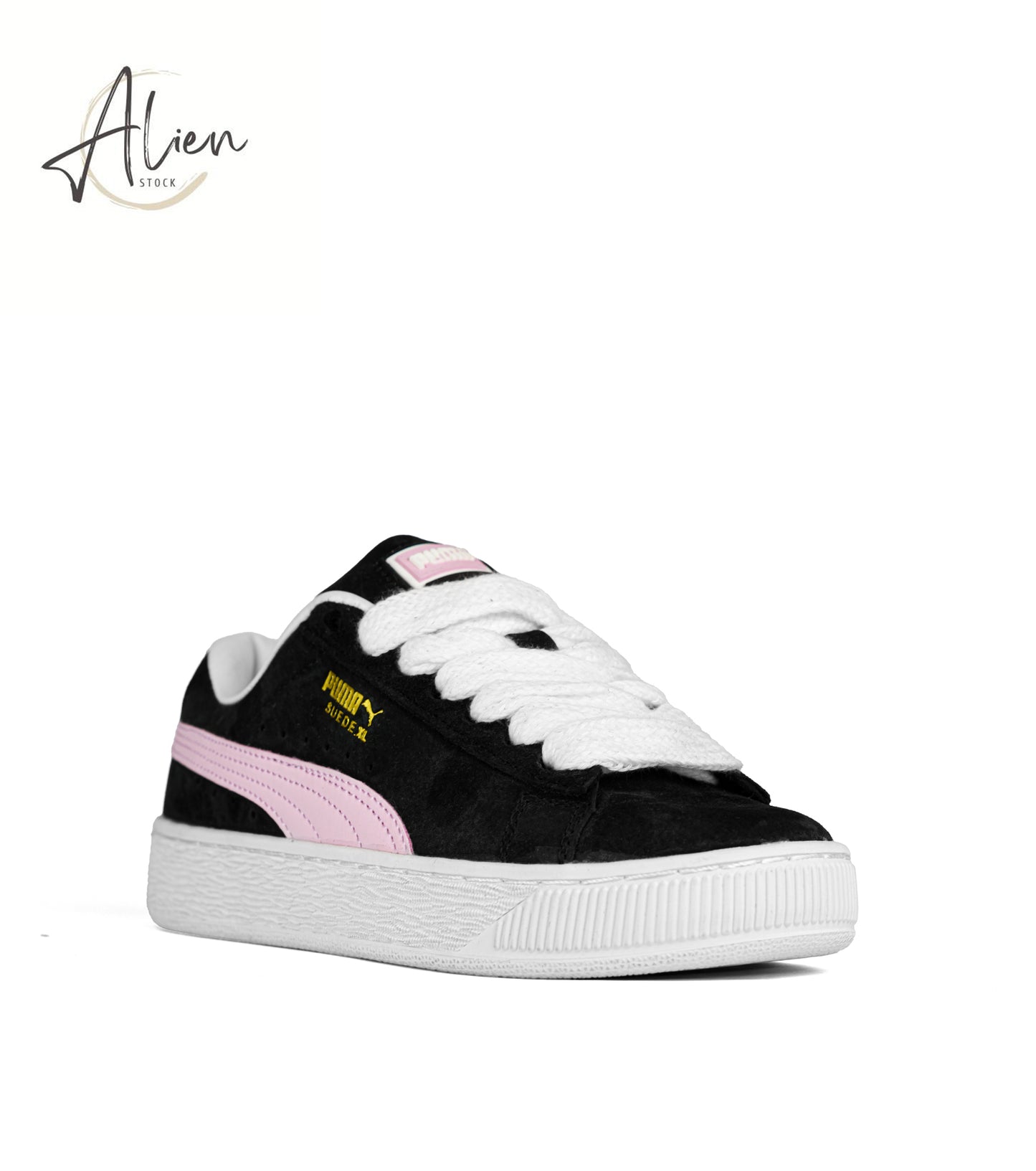 SUEDE XL TRAINERS BLACK-PINK SNEAKERS WOMEN