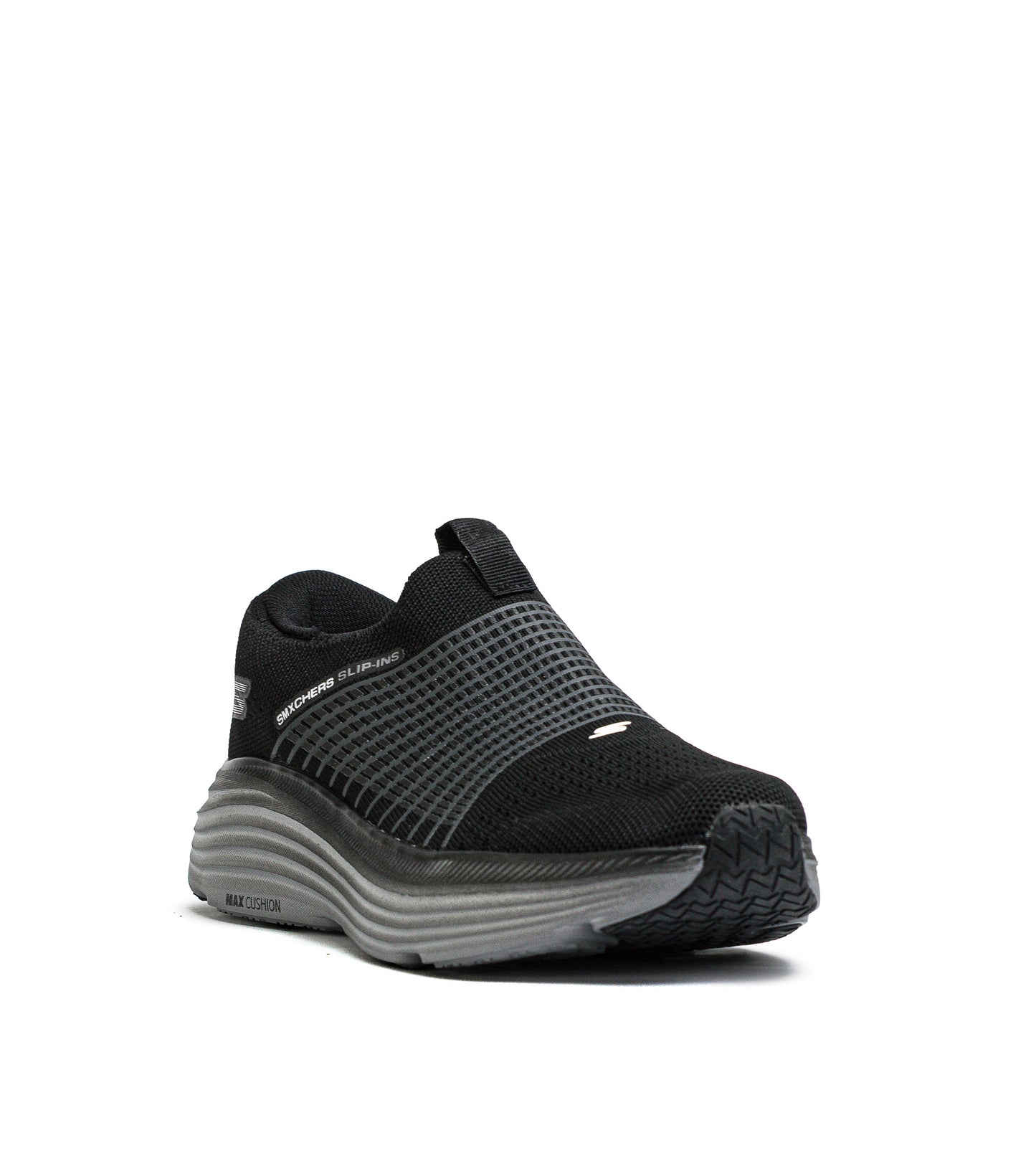 Sketcher slip-in max cushion black grey