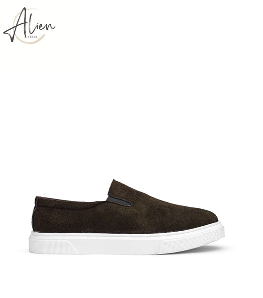 Men’s Casual Suede Shoes – Effortless Elegance BROWN