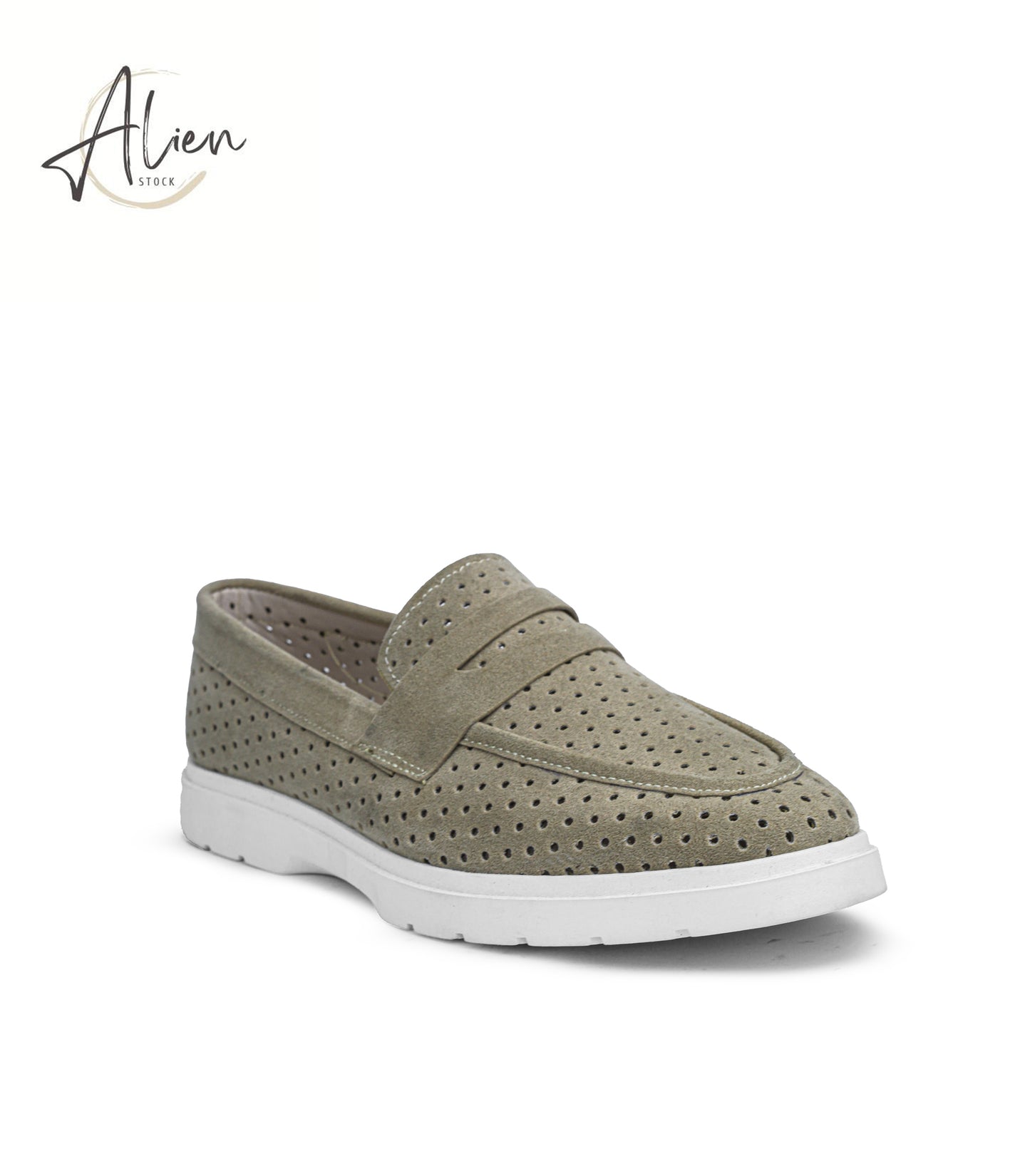 MEN`S STYLISH SUEDE SHOES ANTI-SLIP GREY