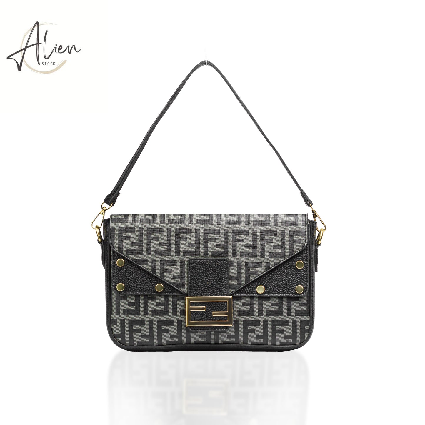 FENDI CROSS BAGS BLACK