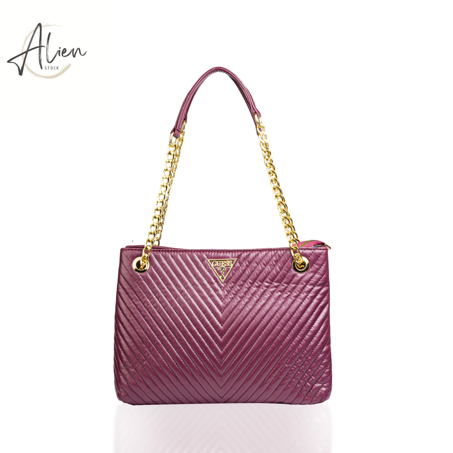 Hand bag Guess burgundy