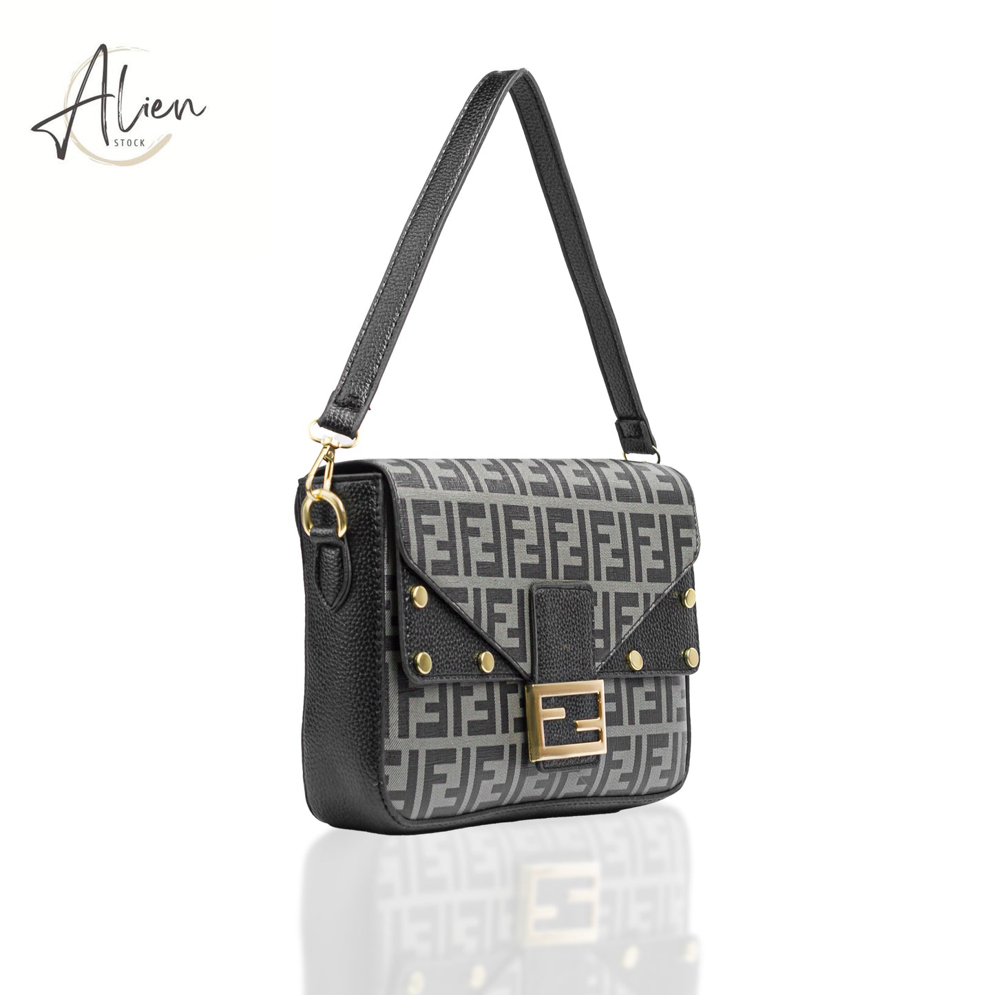FENDI CROSS BAGS BLACK