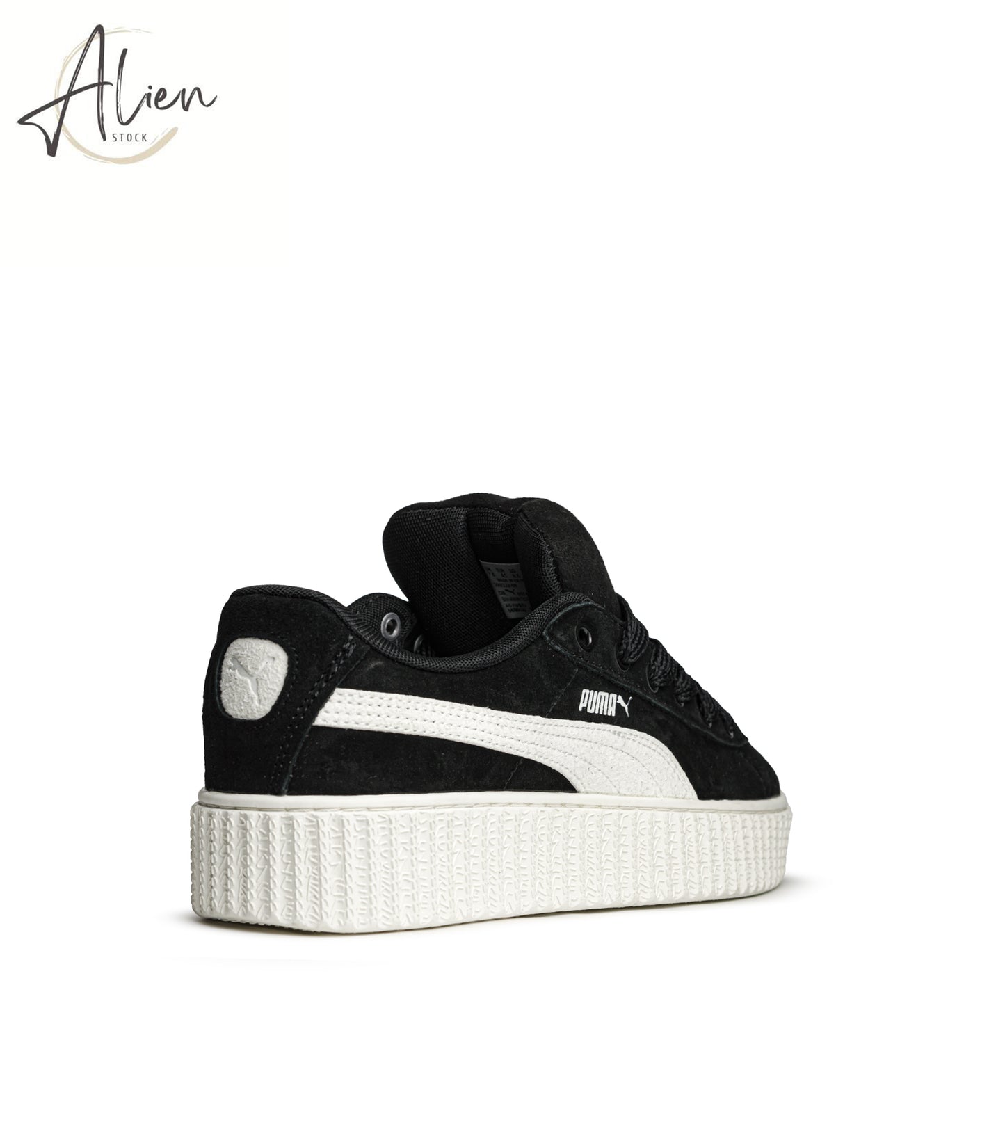 SUEDE XL TRAINERS BLACK-WHITE SNEAKERS