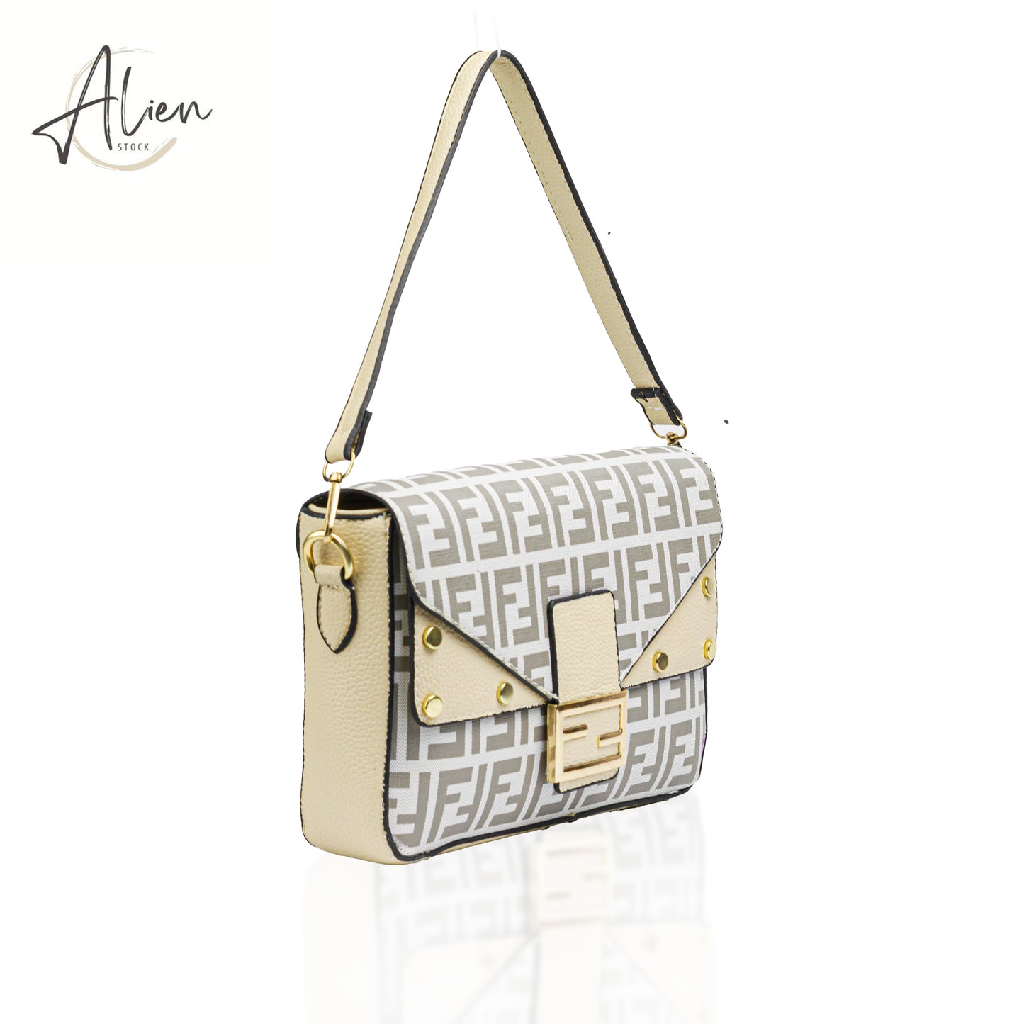 FENDI CROSS BAGS BEIGE