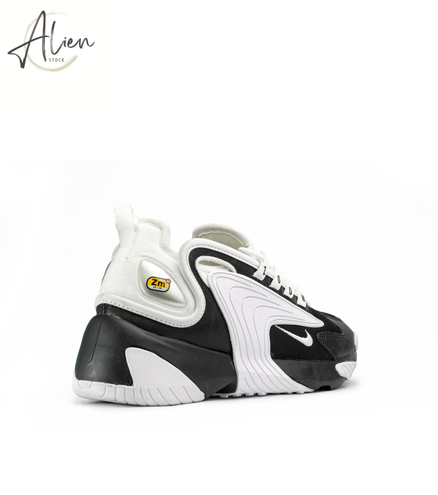 ZOOM 2K WHITE-BLACK SNEAKERS