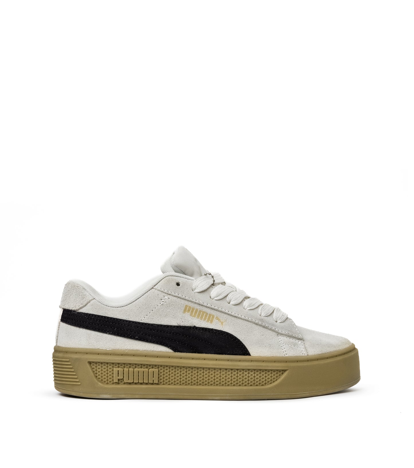 SUEDE XL TRAINERS BEIGE BLACK SNEAKERS