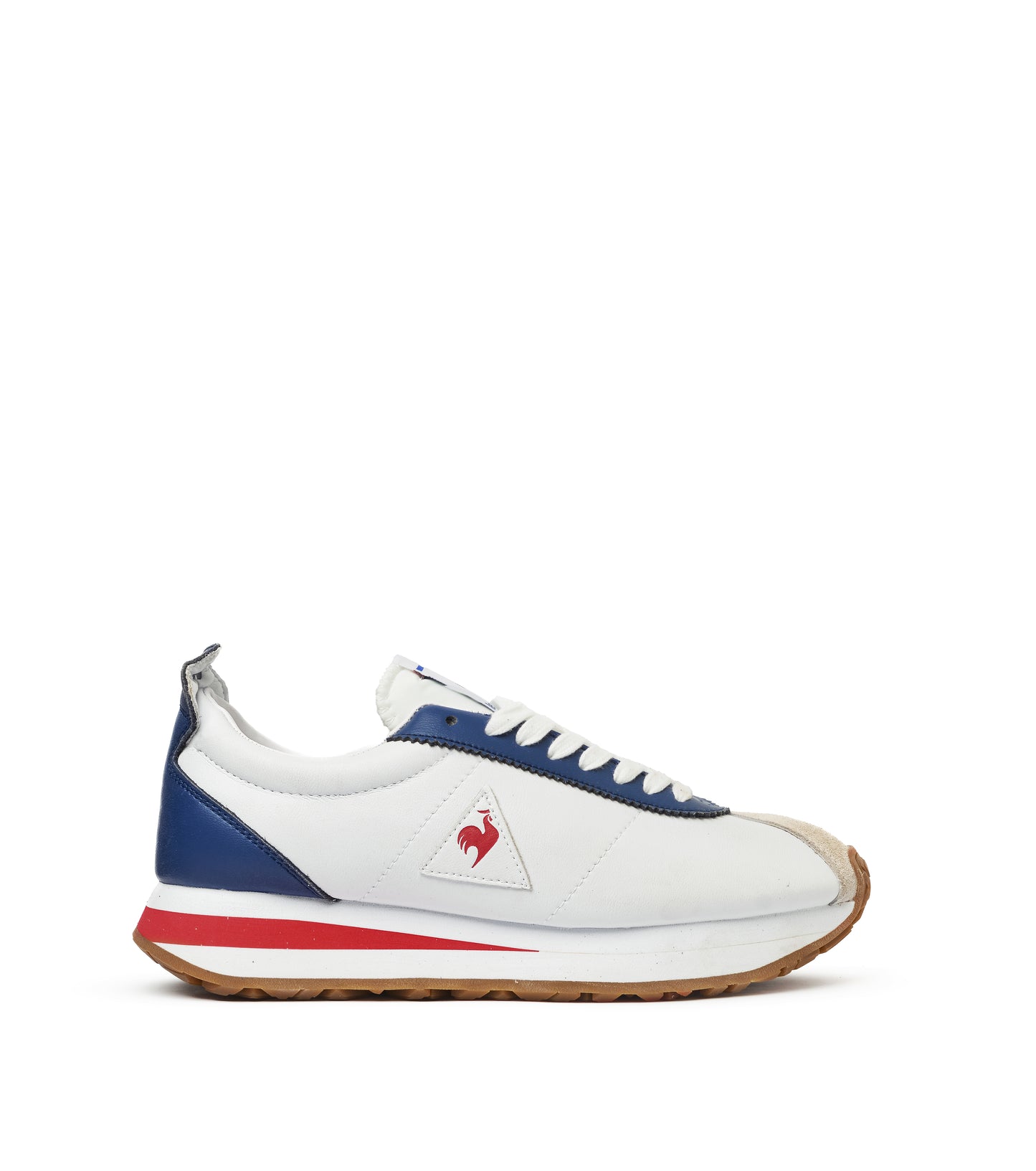 LA Coq SPORTIF MONTPELLIER LIGHTWEIGHT LEATER WHITE-BLUE-RED