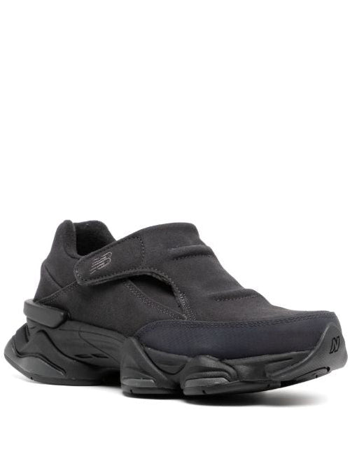 New Balance 8040 slip-on sneakers in an GREY NAVY "Phantom" colorway, featuring a premium suede