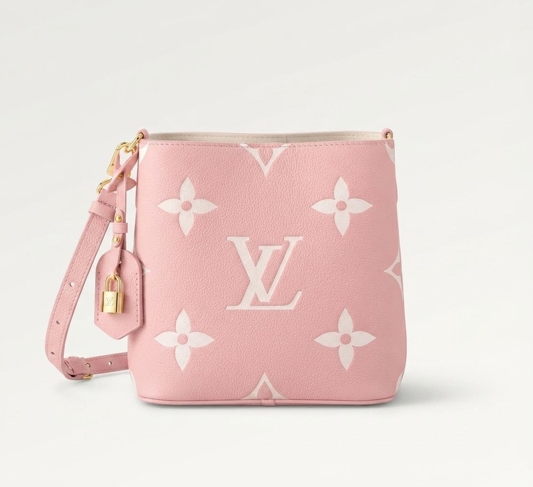 Lv all in BB Bucket bag Leather for women with box