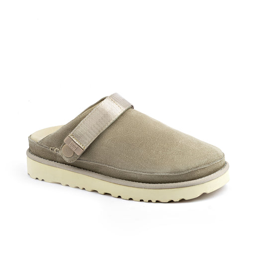 UGG Goldencoast Clog II in a sand or beige color