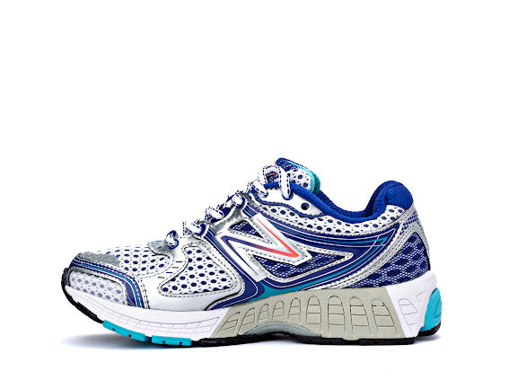 NB860v3 running shoe green , sky women