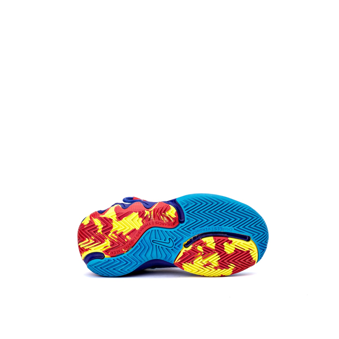 N Giannis Immortality 2 PS 'Lapis' shoes in the colorway Lapis/Laser Blue/University Red/Yellow Strike Kids