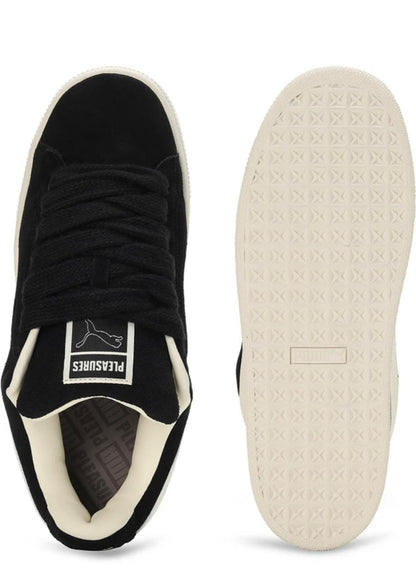 SUEDE XL TRAINERS BLACK-WHITE SNEAKERS