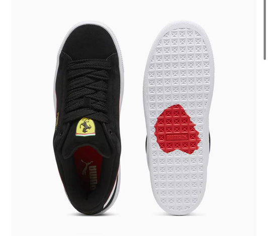 SUEDE XL TRAINERS BLACK-WHITE SNEAKERS