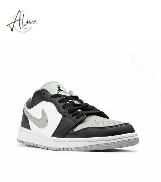 AIR JORDAN 1 LOW BLACK-GREY-WHITE