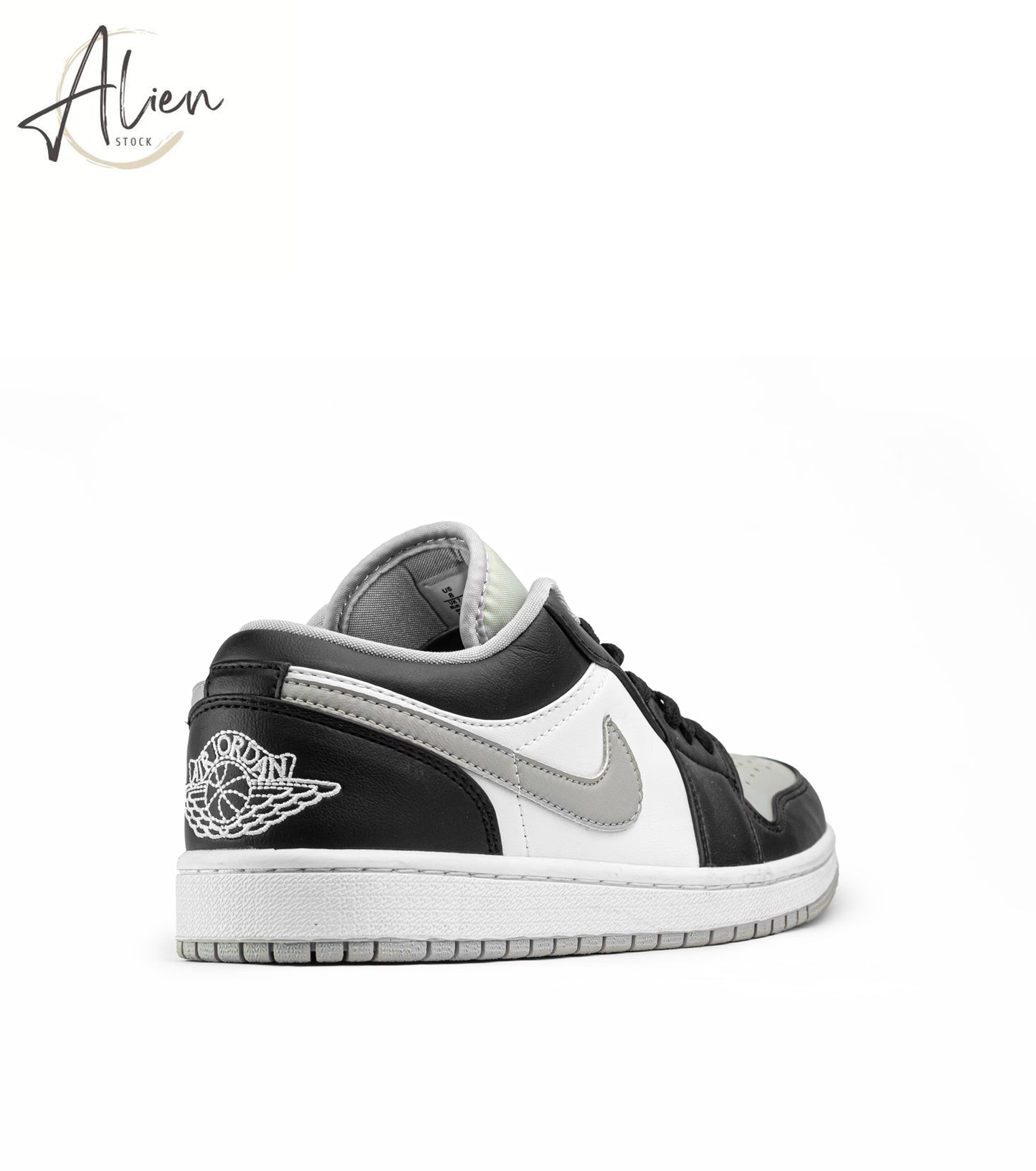 AIR JORDAN 1 LOW BLACK-GREY-WHITE