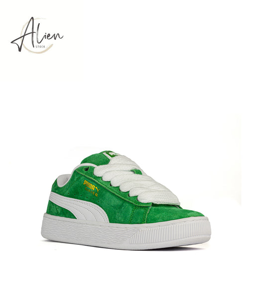 SUEDE XL TRAINERS GREEN SNEAKERS WOMEN