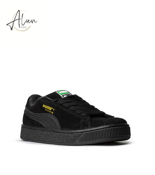 SUEDE XL TRAINERS FULL BLACK SNEAKERS 