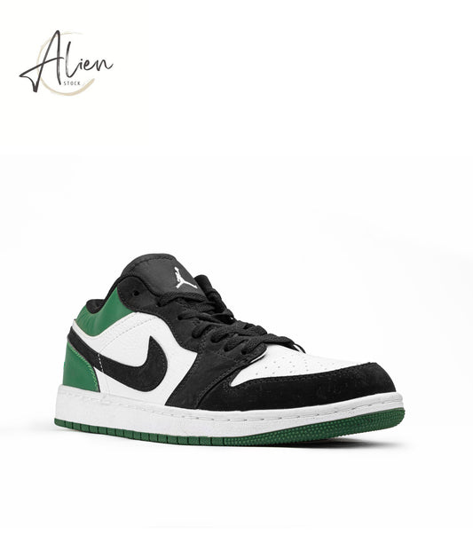 AIR JORDAN 1 LOW GREEN-WHITE-BLACK