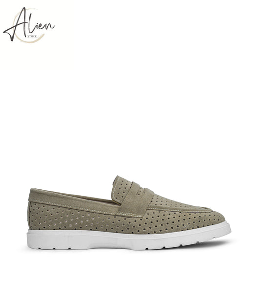 MEN`S STYLISH SUEDE SHOES ANTI-SLIP GREY