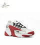 ZOOM 2K WHITE RED SHOES