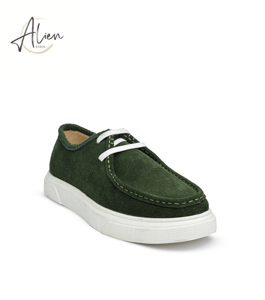 Men’s Casual Suede Shoes – Effortless Elegance for Everyday Wear GREEN