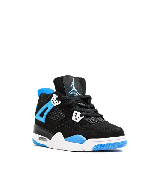 AIR JORDAN4 BLACK-B-W (W)