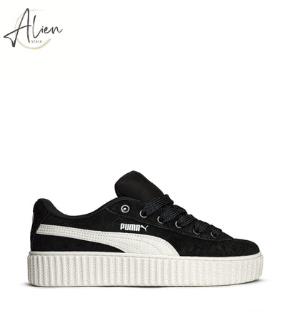 SUEDE XL TRAINERS BLACK-WHITE SNEAKERS