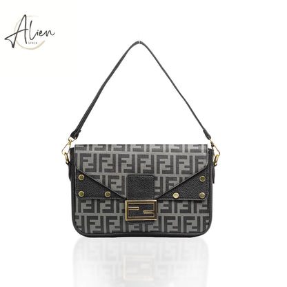 FENDI CROSS BAGS BLACK