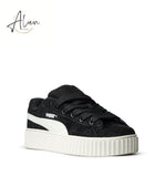 SUEDE XL TRAINERS BLACK-WHITE SNEAKERS