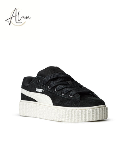 SUEDE XL TRAINERS BLACK-WHITE SNEAKERS