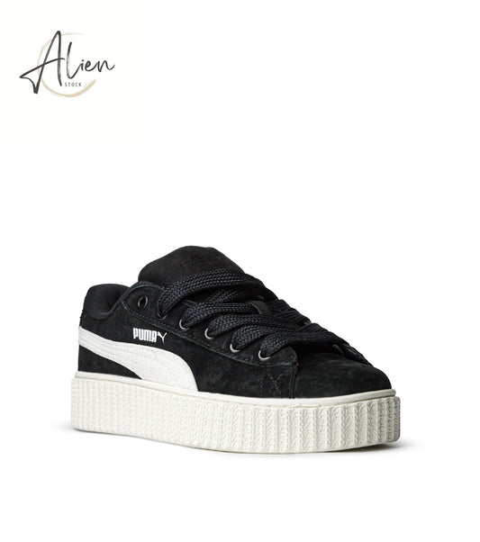 SUEDE XL TRAINERS BLACK-WHITE SNEAKERS