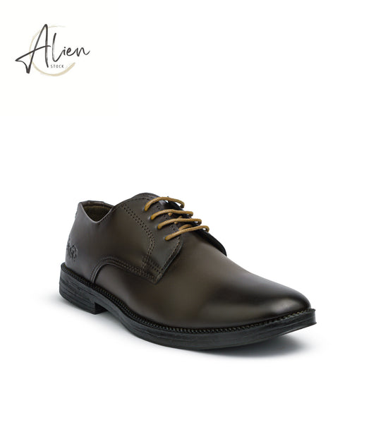 Classic Lace-Up Dress Shoe – Timeless Style with a Modern Edge - BROWN