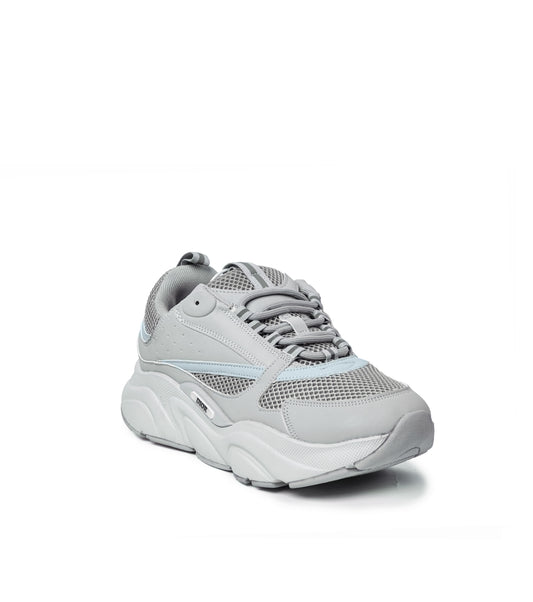 DIOR B22 HOMME TECHNICAL MESH & SMOOTH CALFSKIN GREY SNEAKERS