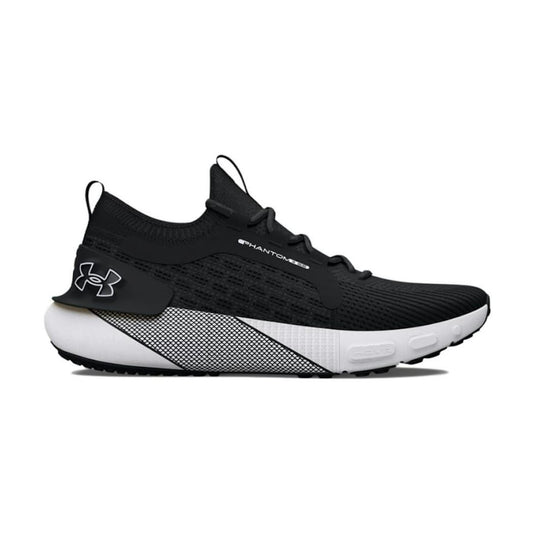 Under Armour UA HOVR Phantom 3 SE Black white running shoes