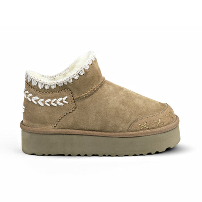 UGG Mini Myles Platform boot in a tan or camel color
