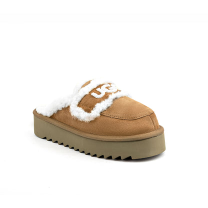 UGG Violet Shearling Loafer in the color Chestnut