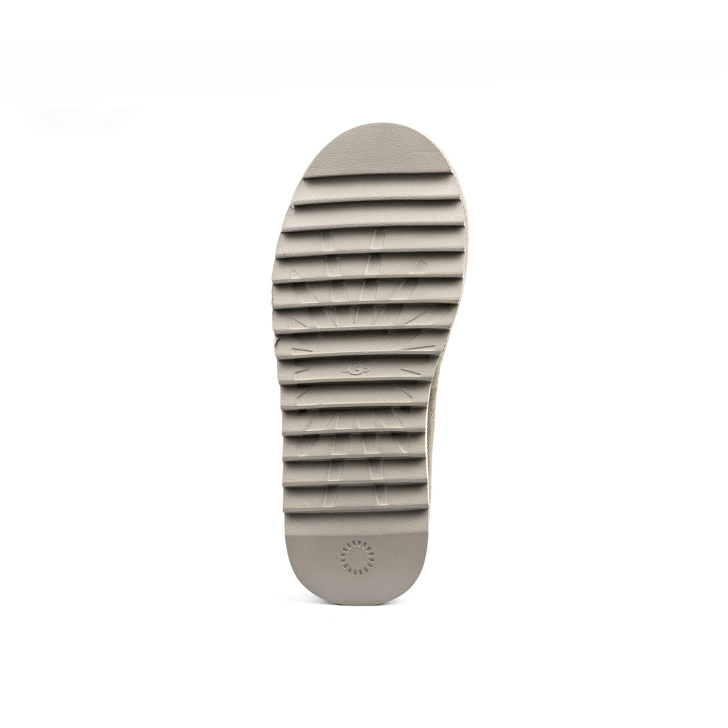 Trisha Fluffy Platform Ugg slipper in a tan/antelope brown color