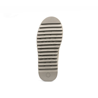 Trisha Fluffy Platform Ugg slipper in a tan/antelope brown color