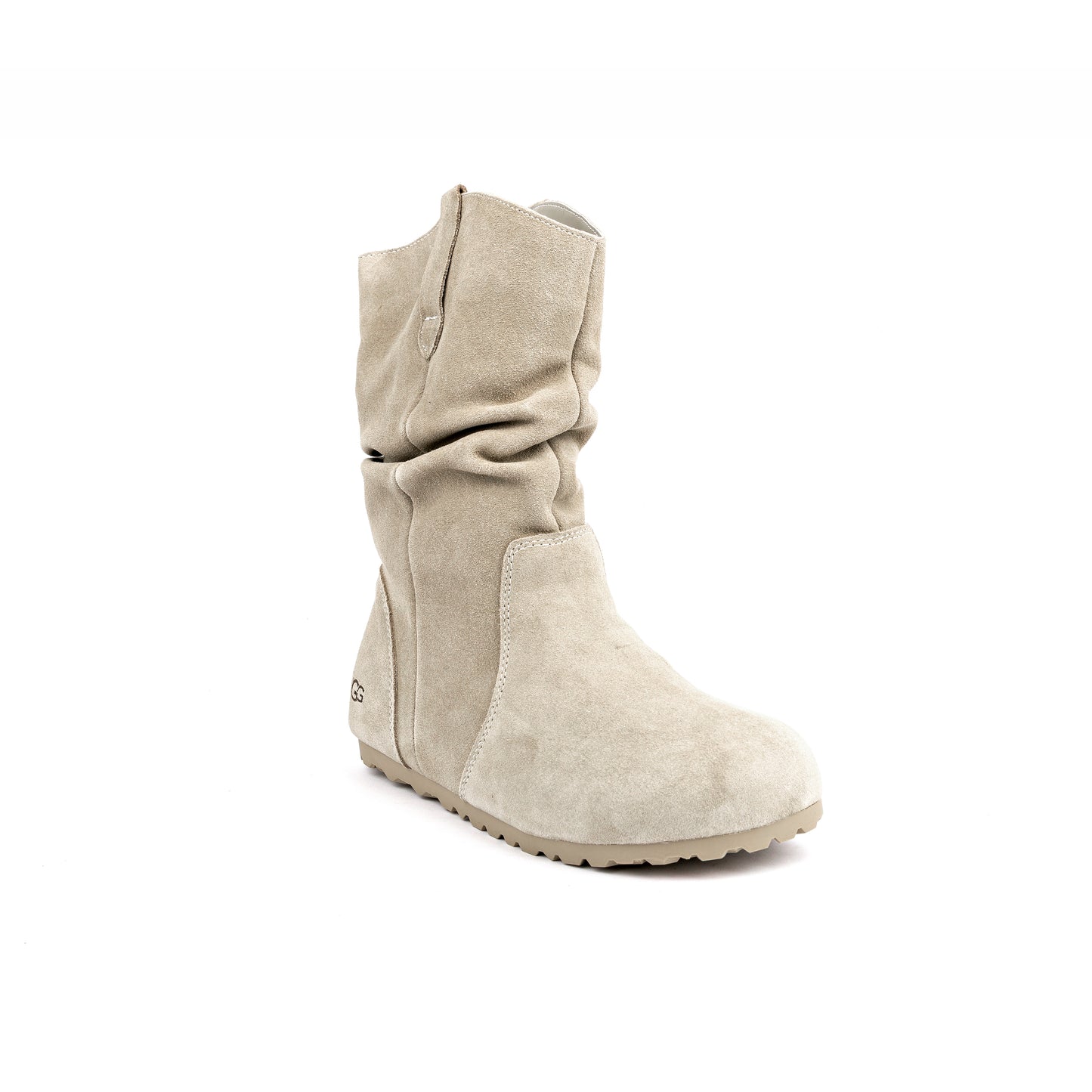 UGG boots made of twin-faced sheepskin in a neutral color