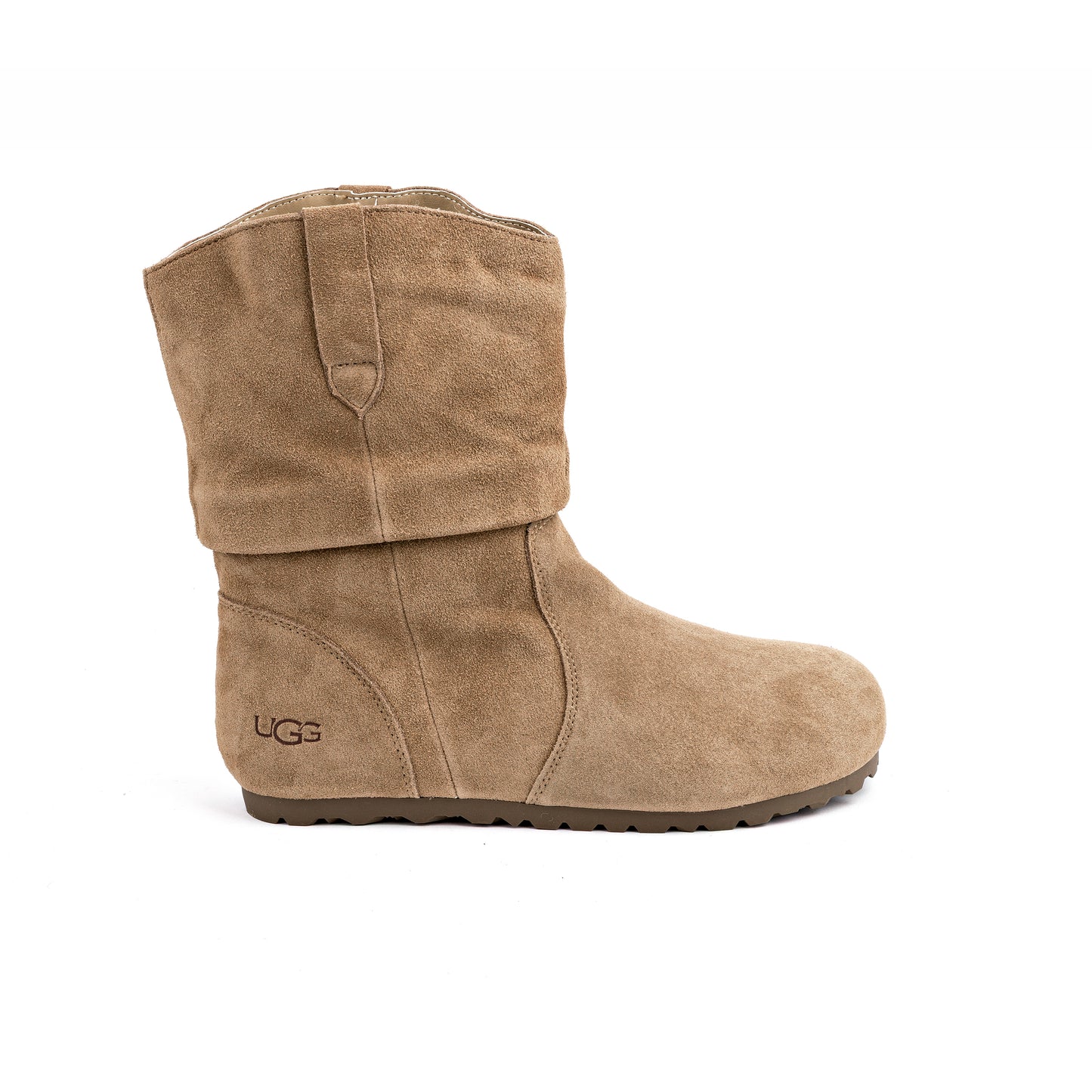 UGG suede boots in a tan or camel color