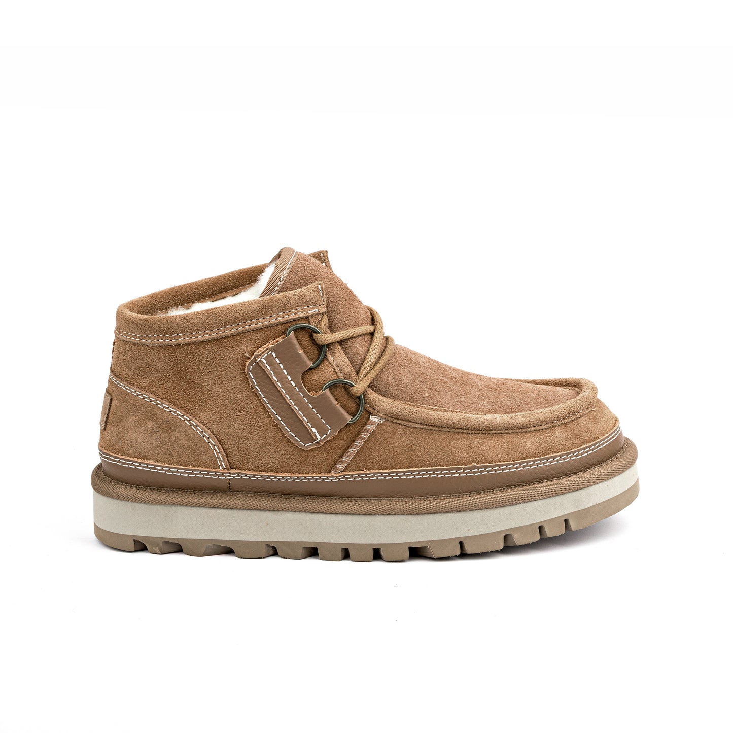 UGG Men's Hayden Moc boot in chestnut suede